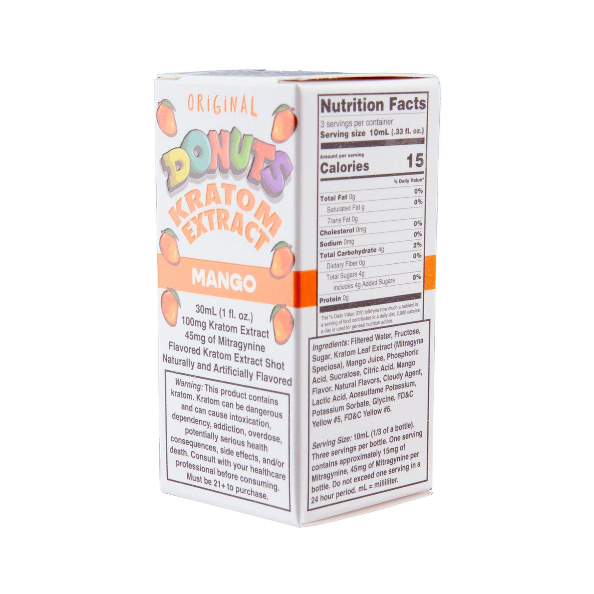 Donuts Kratom Shot - 100mg – 12ct