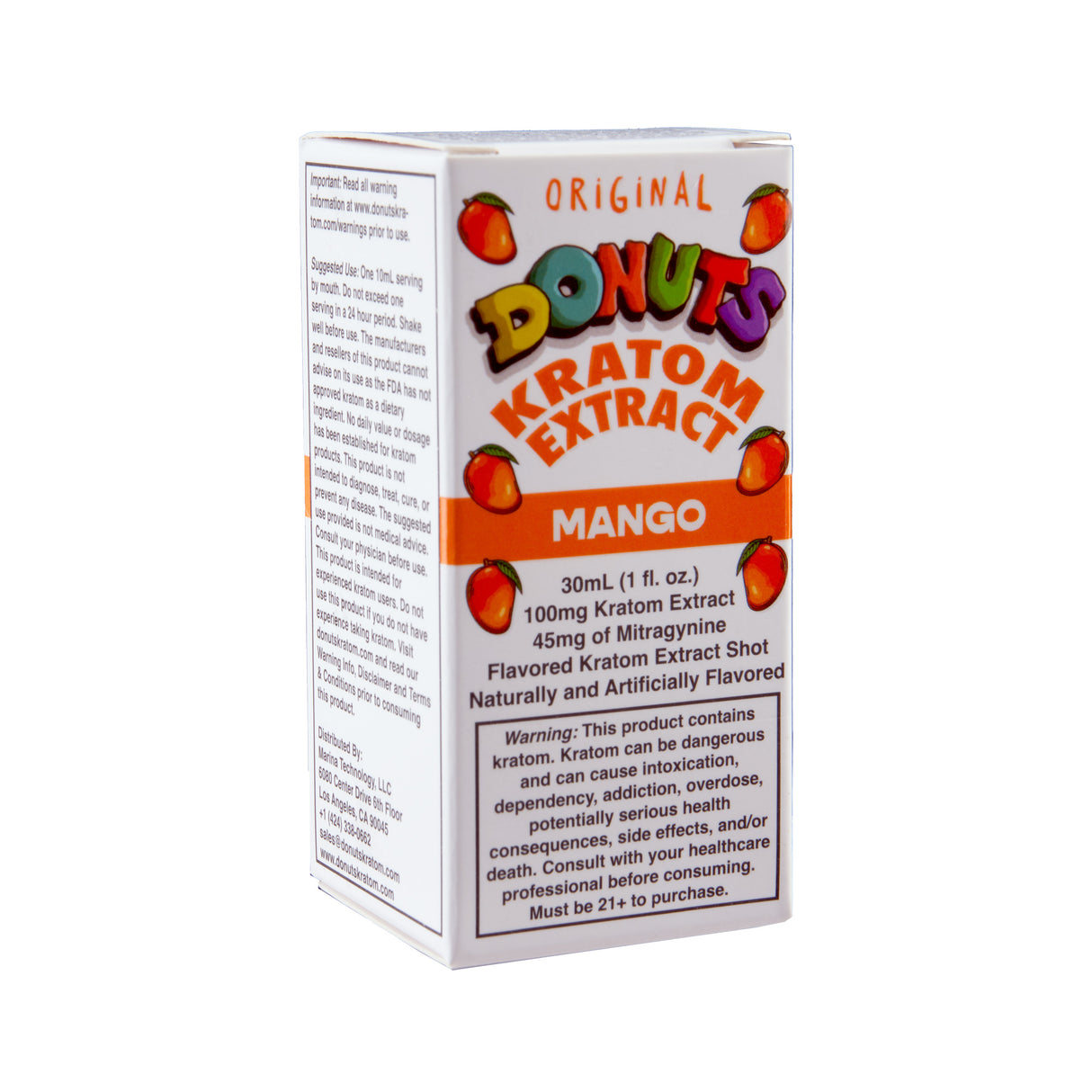 Donuts Kratom Shot - 100mg – 12ct