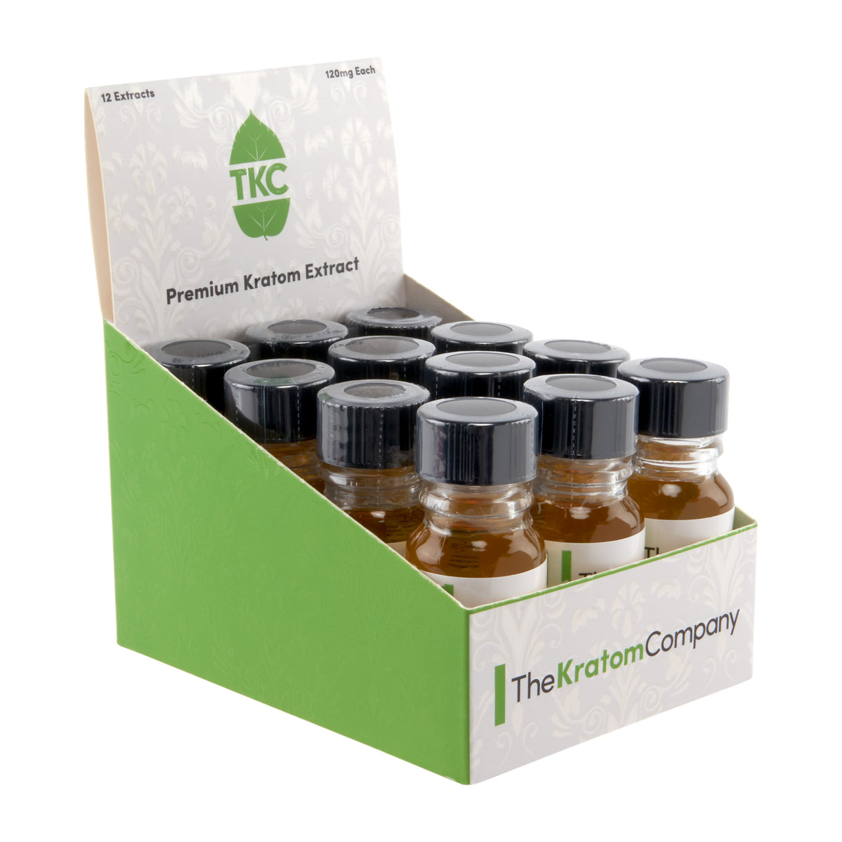 The Kratom Company Extract Shot – 120mg - Green 10ml - 12ct