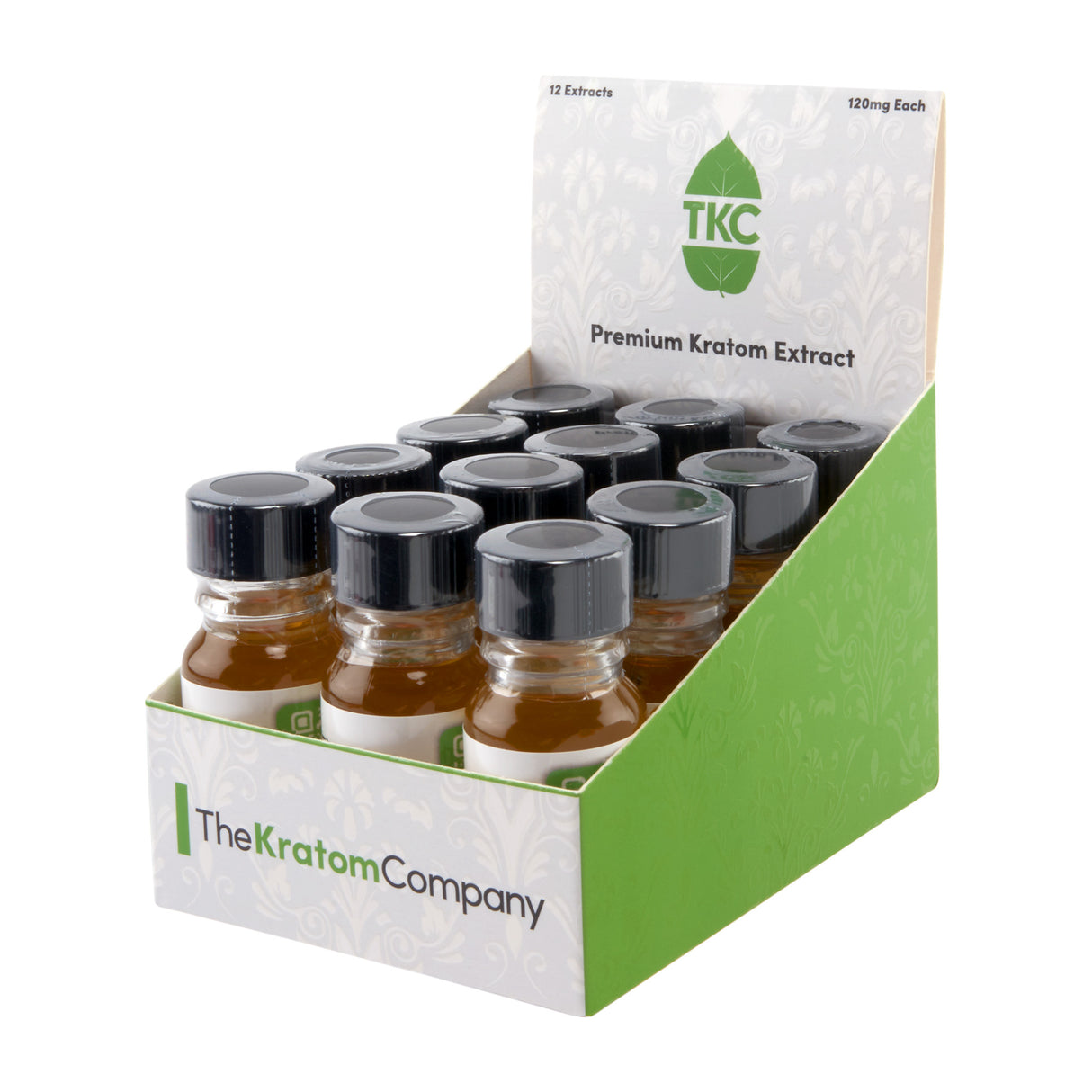 The Kratom Company Extract Shot – 120mg - Green 10ml - 12ct