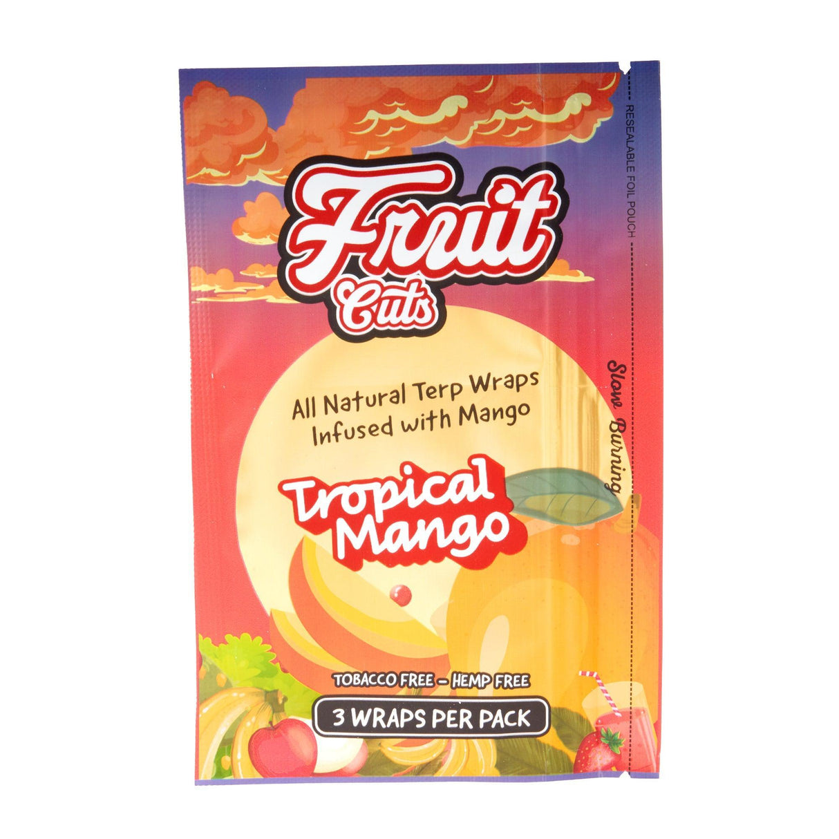 Fruit Cuts Natural Pulp Wraps - King Size - 3pk - 20ct