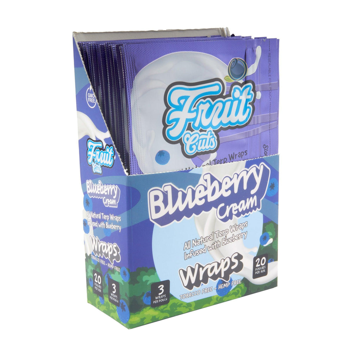 Fruit Cuts Natural Pulp Wraps - King Size - 3pk - 20ct