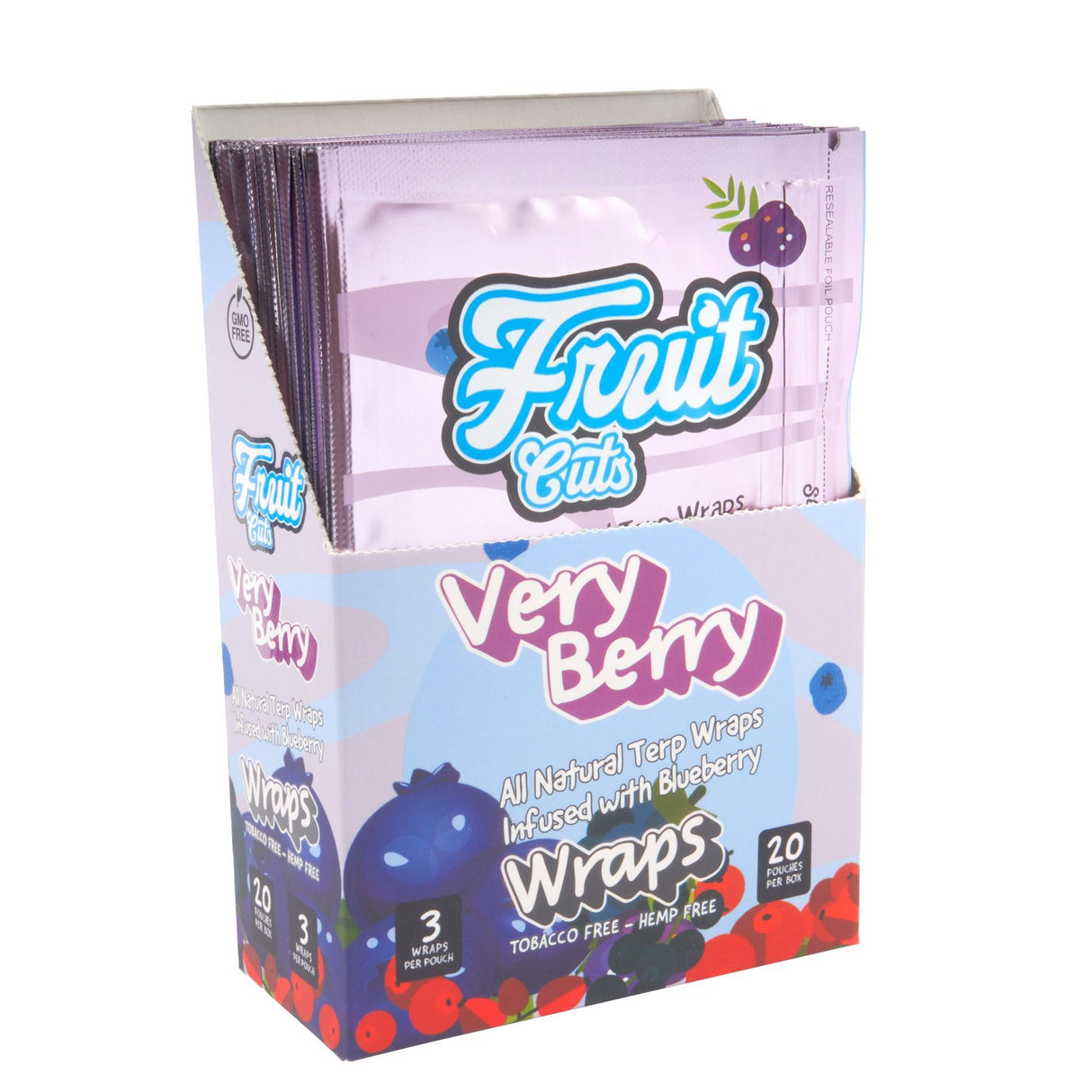 Fruit Cuts Natural Pulp Wraps - King Size - 3pk - 20ct