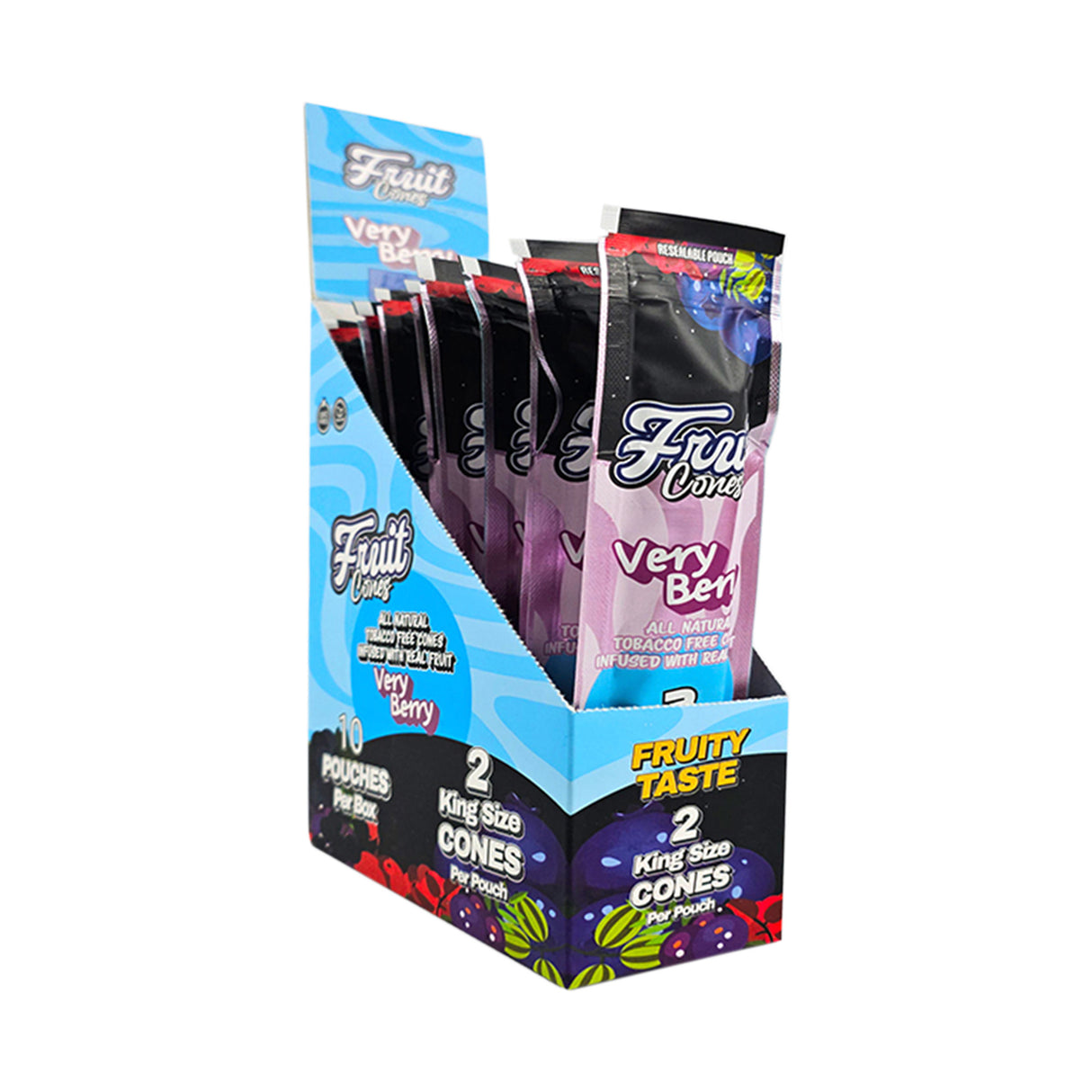 Fruit Cuts Natural Pulp Cones - King Size - 2pk - 10ct