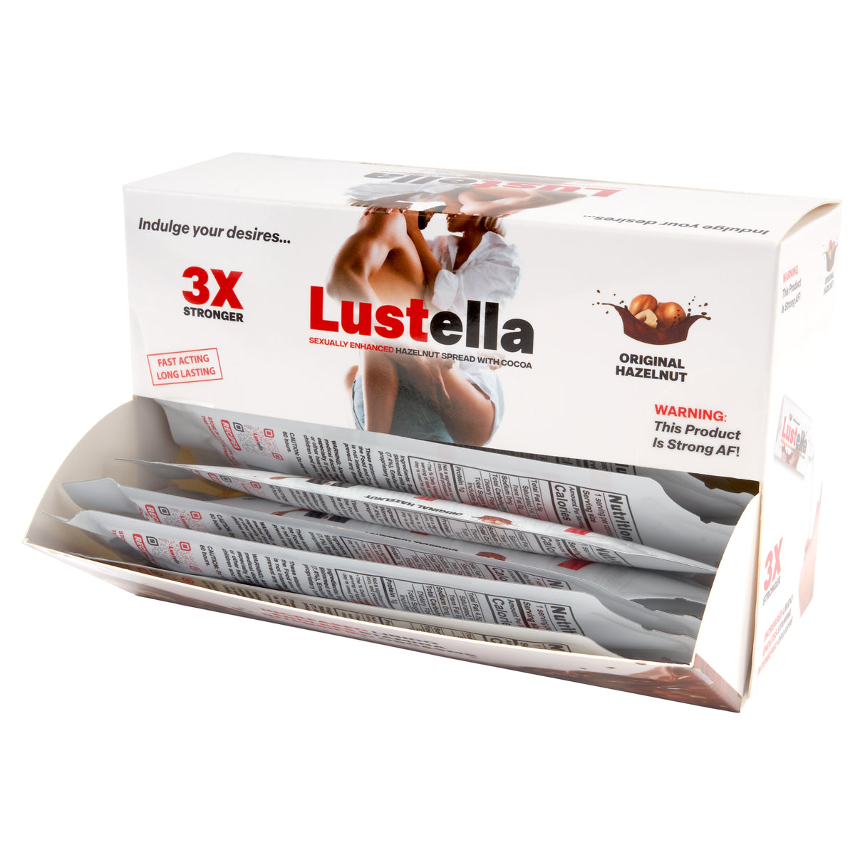 Lustella Enhanced Hazelnut Spread - 20ct