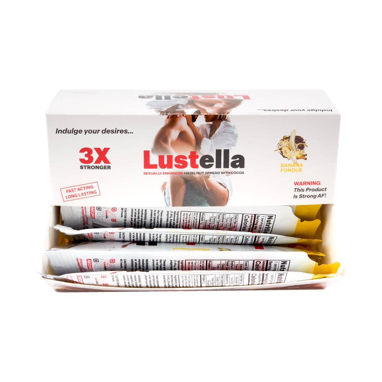 Lustella Enhanced Hazelnut Spread - 20ct