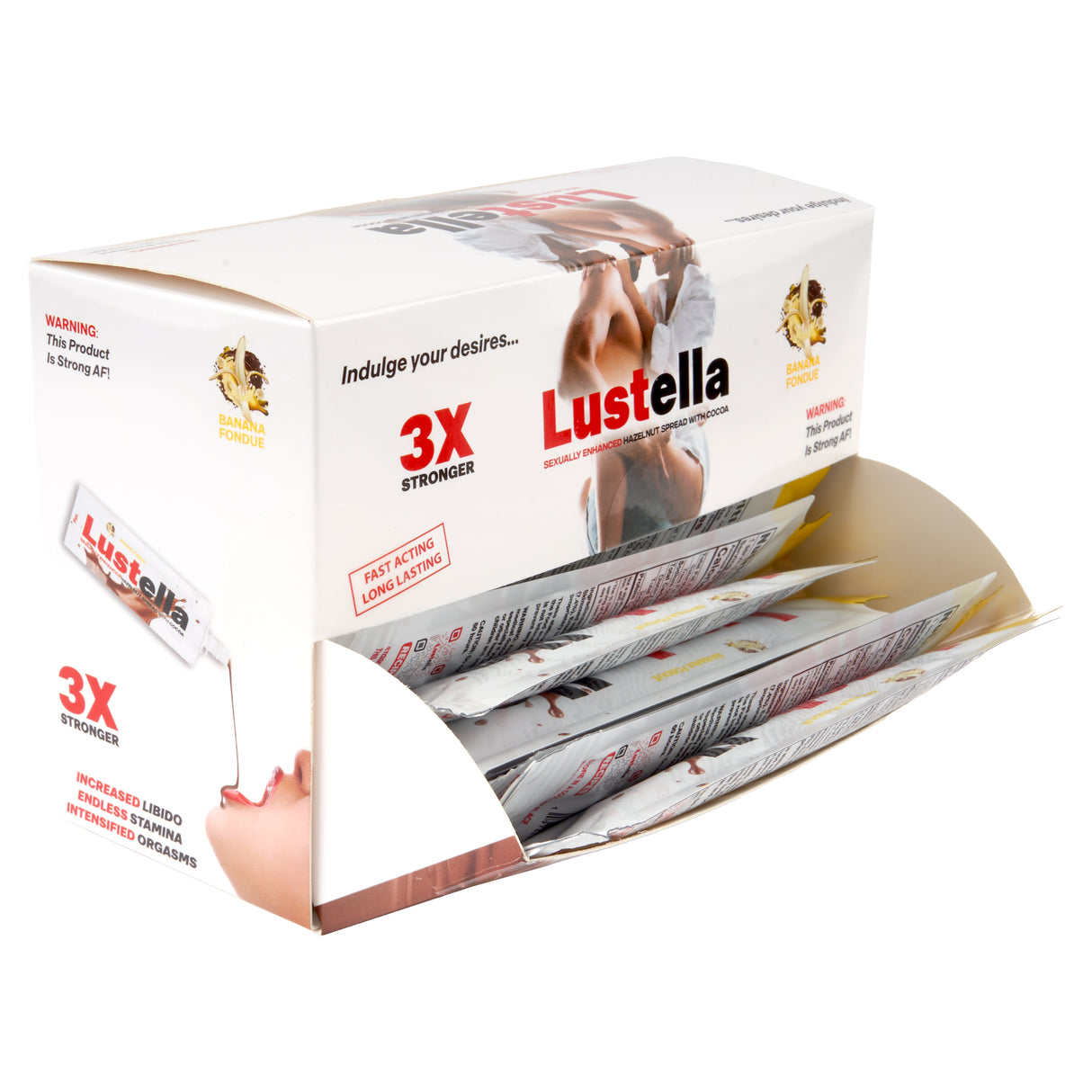 Lustella Enhanced Hazelnut Spread - 20ct