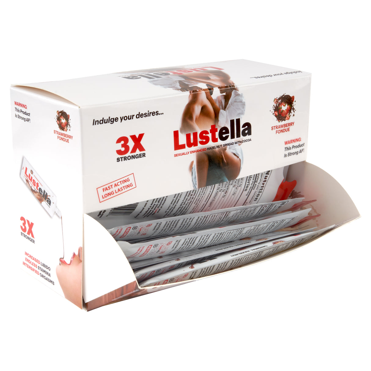 Lustella Enhanced Hazelnut Spread - 20ct