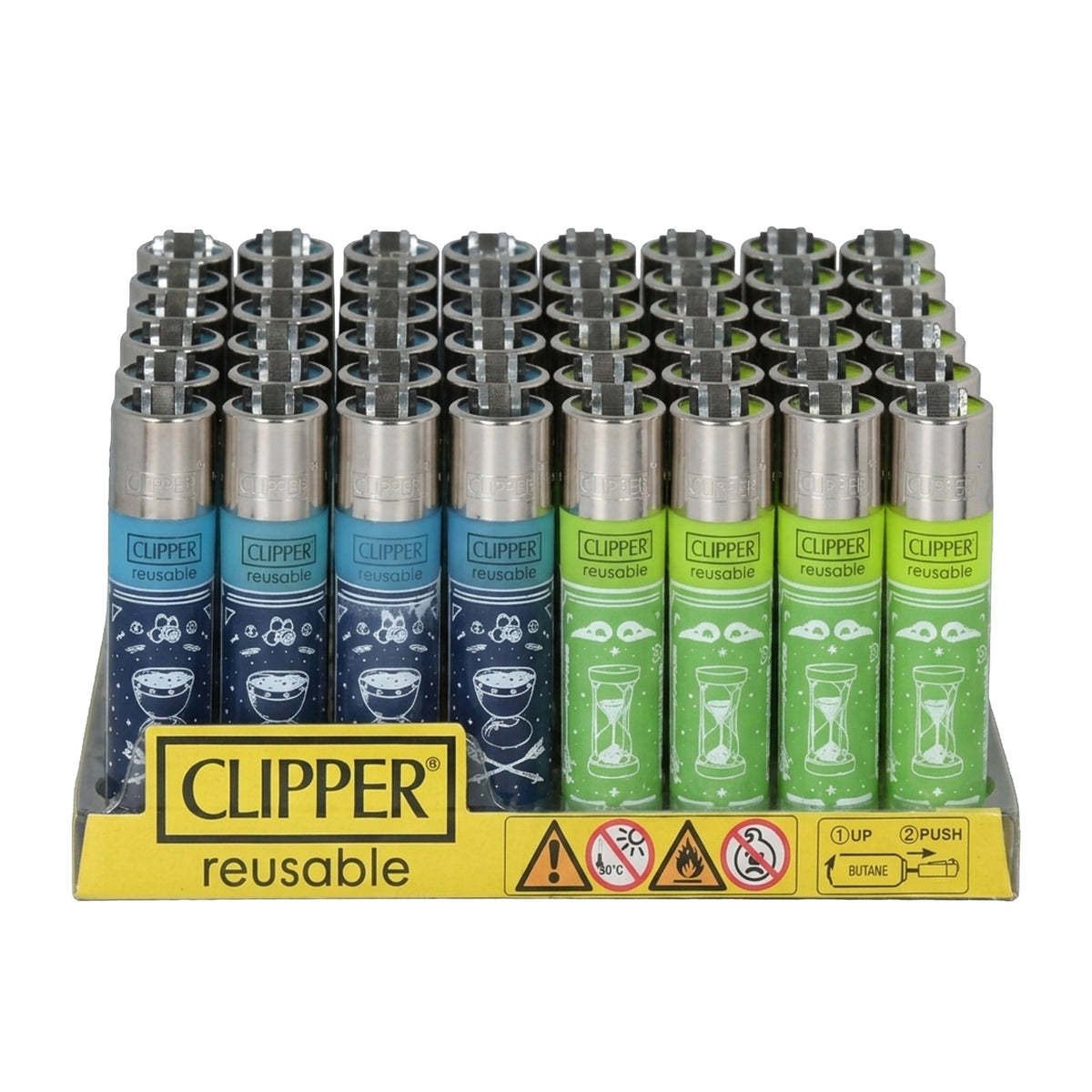 Clipper Lighter 48ct POP Counter Display – Mystical C