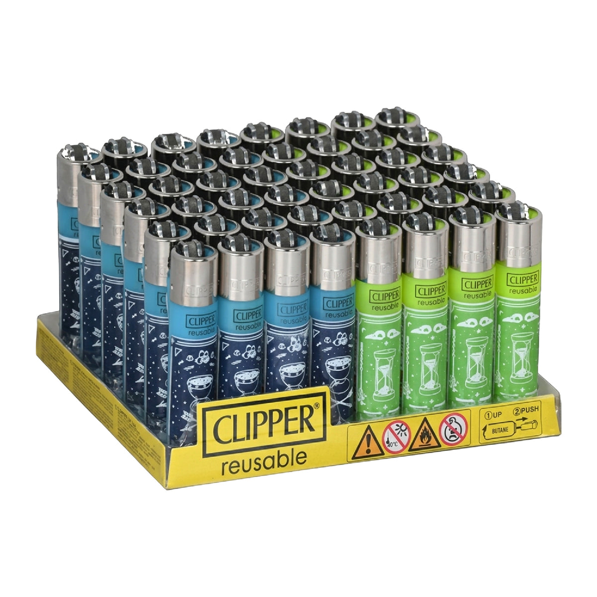 Clipper Lighter 48ct POP Counter Display – Mystical C