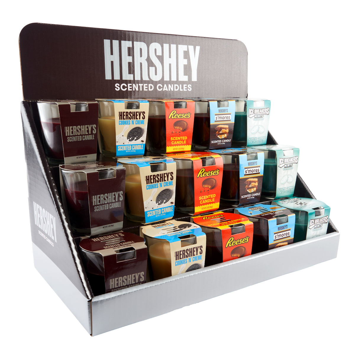 Hershey’s Assorted Candy Candle Display – 3oz – 15ct