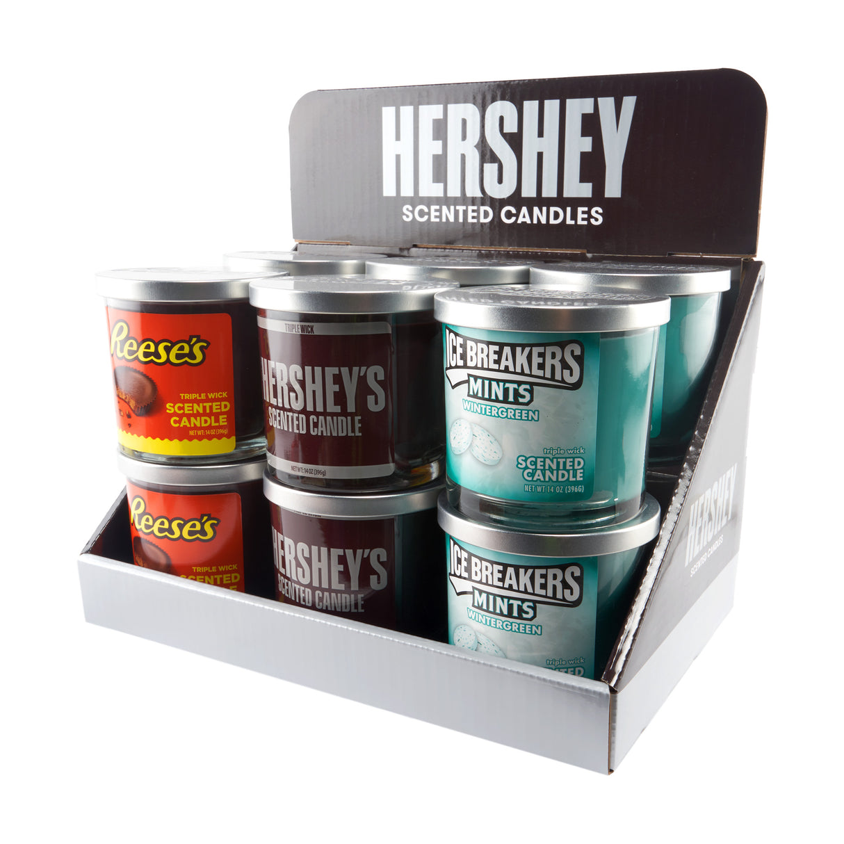 Hershey’s Assorted Candy Candle Display – 14oz – 9ct