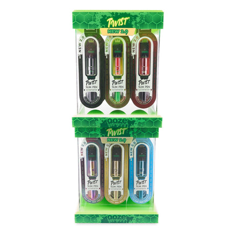 Ooze Twist Slim Pen 2.0 Stackable Display – 48ct