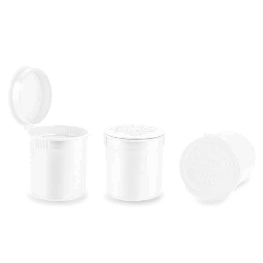 Loud Lock Plastic Pop Top - 6 Dram - 600pc - Child Resistant