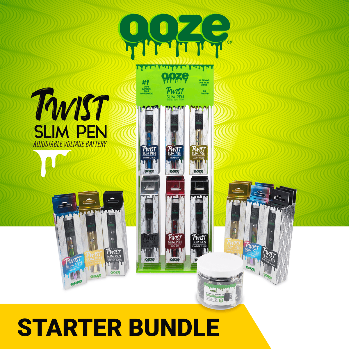Ooze Twist Slim Pen Bundle Cannatron