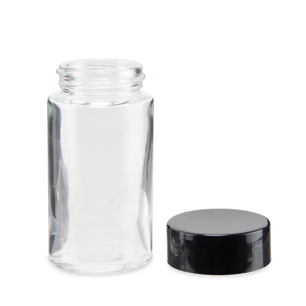 84mm Child Resistant Glass Joint Jar w/ Lid – 180ct Bulk