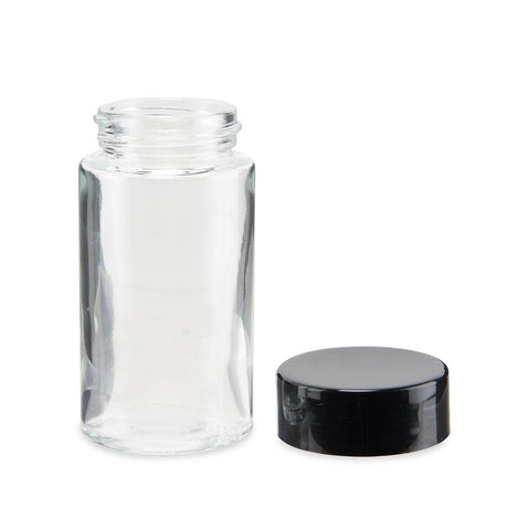 84mm Child Resistant Glass Joint Jar w/ Lid – 180ct Bulk