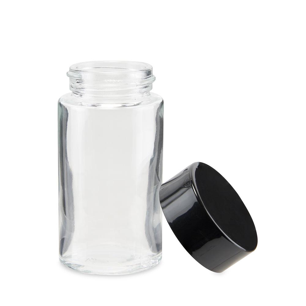 84mm Child Resistant Glass Joint Jar w/ Lid – 180ct Bulk