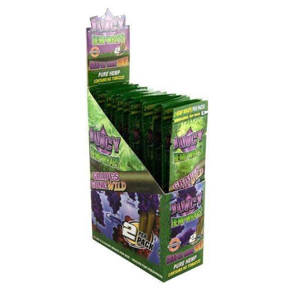 Juicy Jays 2pk Hemp Wrap 25ct Display