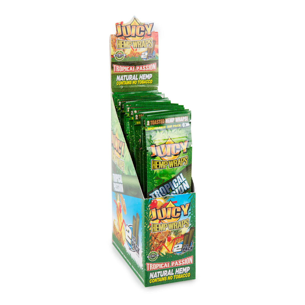 Juicy Jays 2pk Hemp Wrap 25ct Display