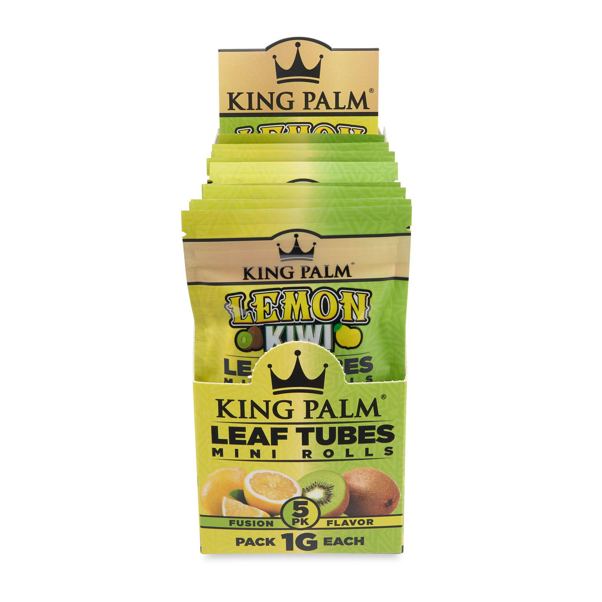 King Palm 5pk Mini Flavored Leaf Tubes – 15ct Display