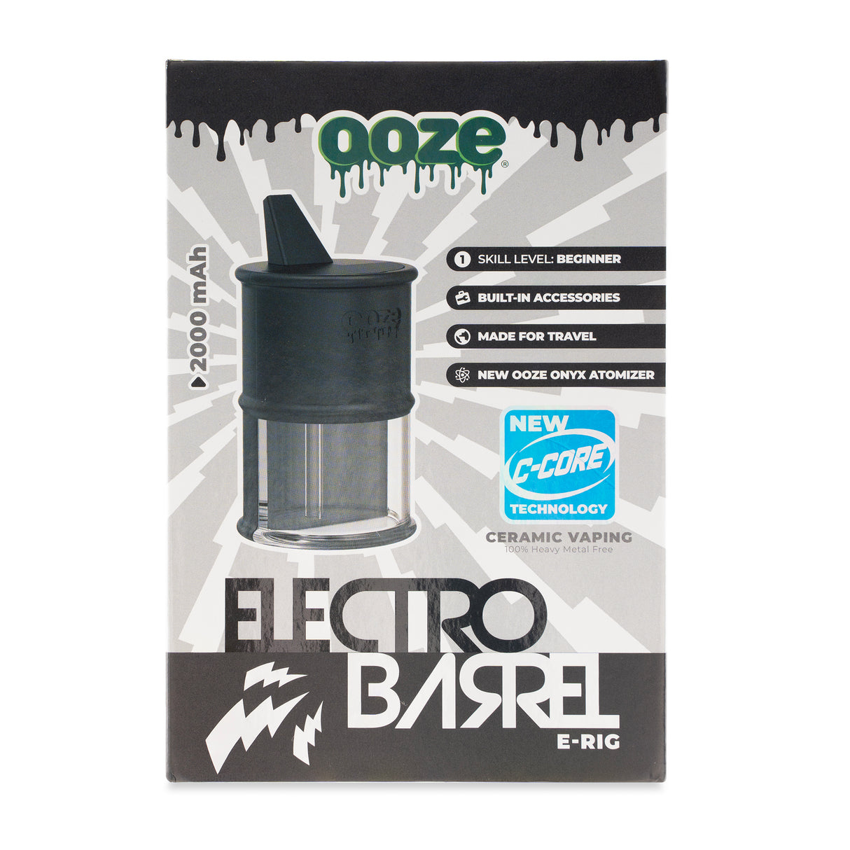 Ooze Electro Barrel E-Rig – C-Core 2000 mAh