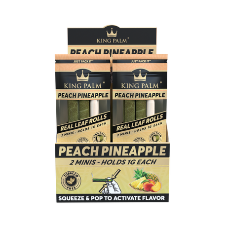 King Palm Mini Flavored 2pk Leaf Tubes - 20ct