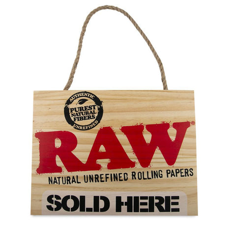 RAW "Sold Here" Painted Sign