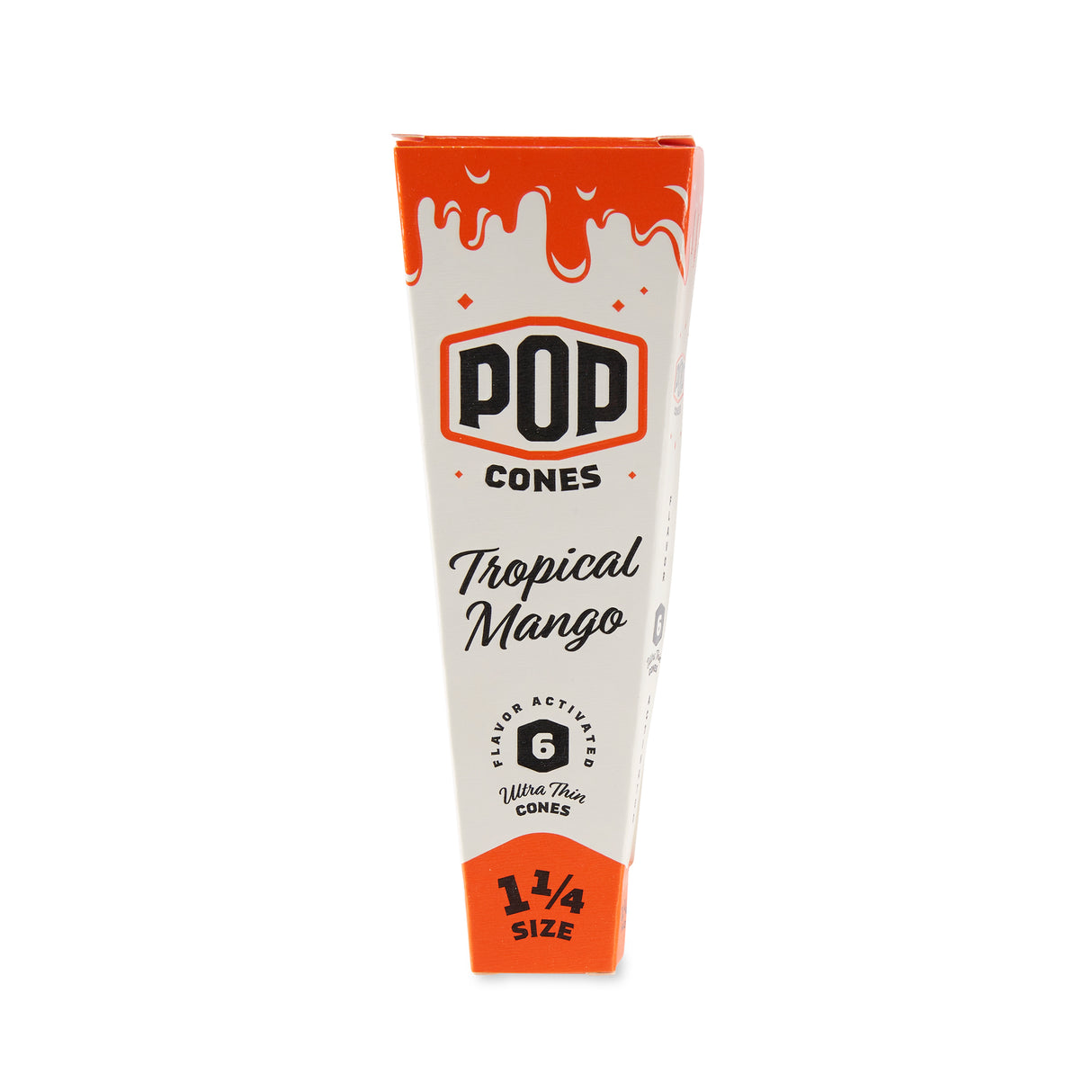 Pop Cones 1 ¼ Size Ultra Thin 6pk Cones - 24ct Display
