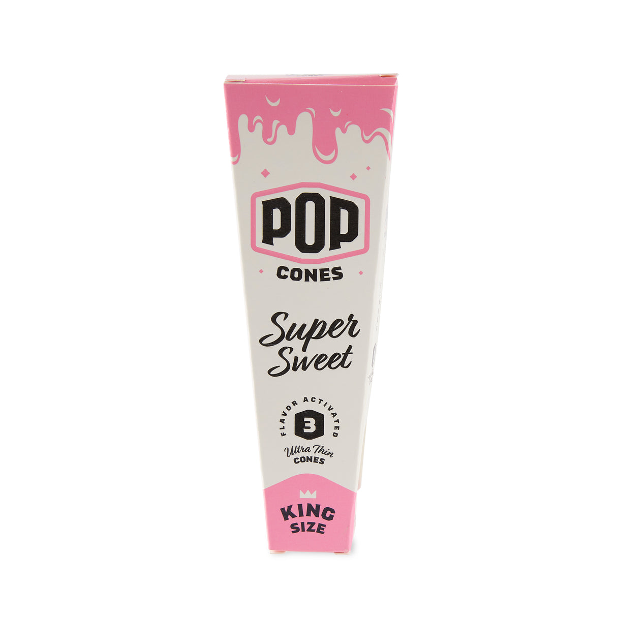 Pop Cones King Size Ultra Thin 3pk Cones - 24ct Display