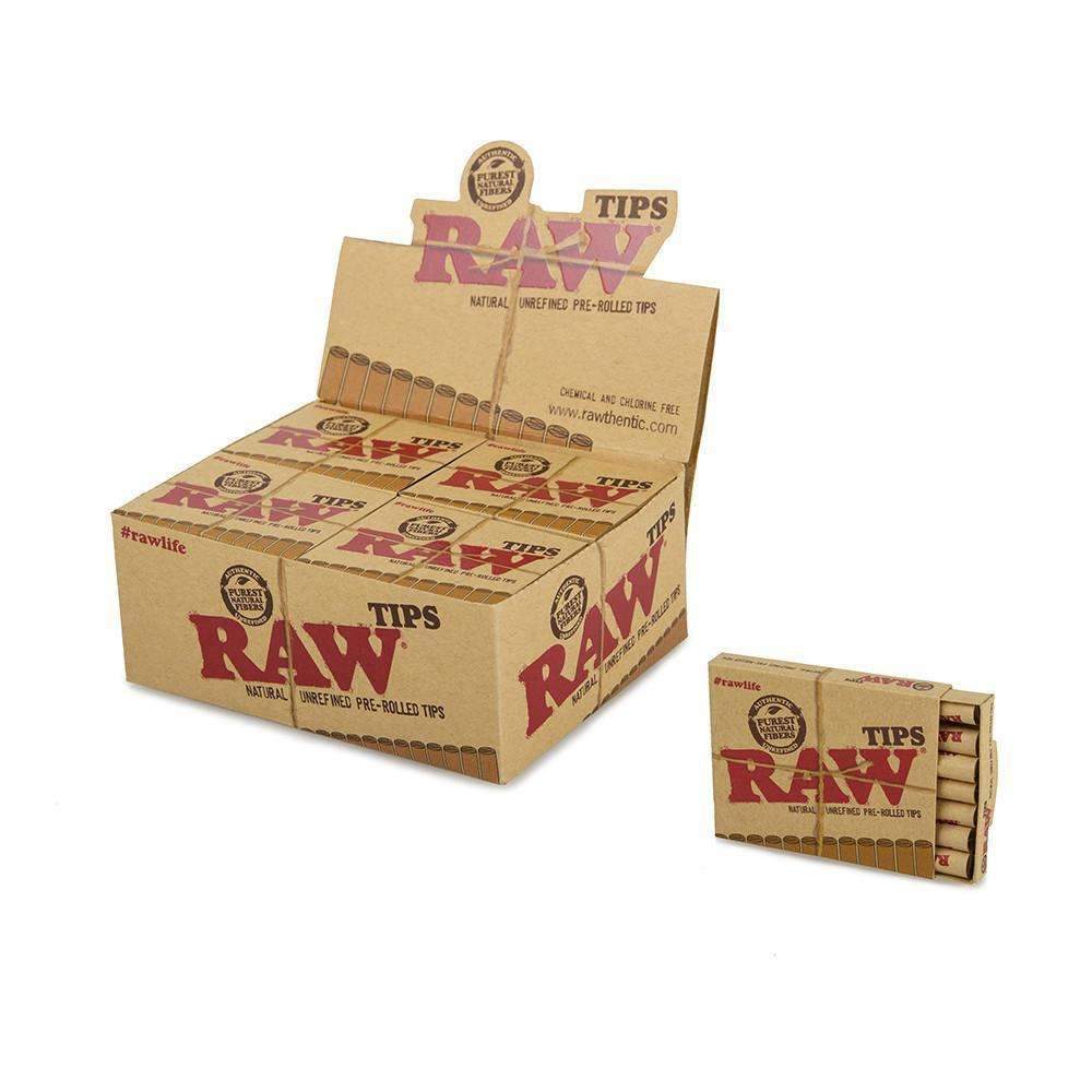 Raw Pre-Rolled Tips - 20ct