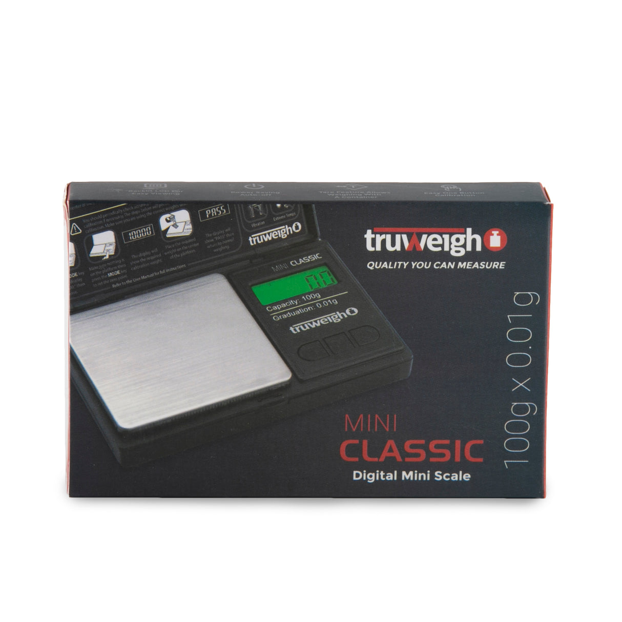 Truweigh Mini Classic Scale - 100g x 0.01g