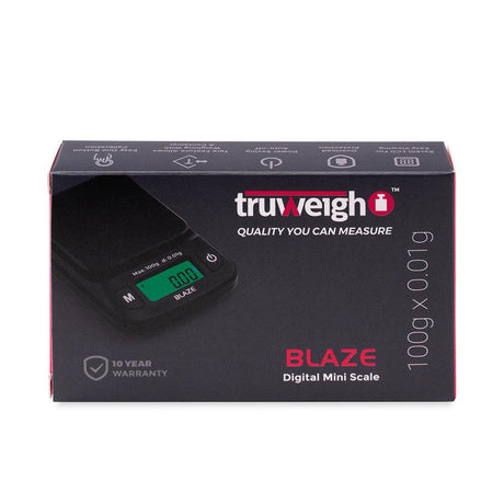 Truweigh Blaze Scale - 100g x 0.01g - Black - 12ct