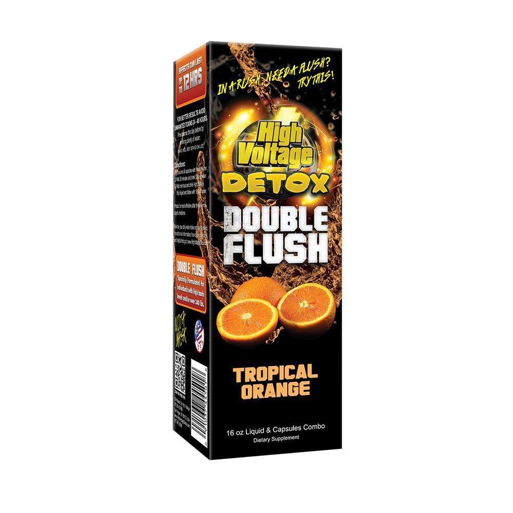 High Voltage Detox Double Flush - Orange
