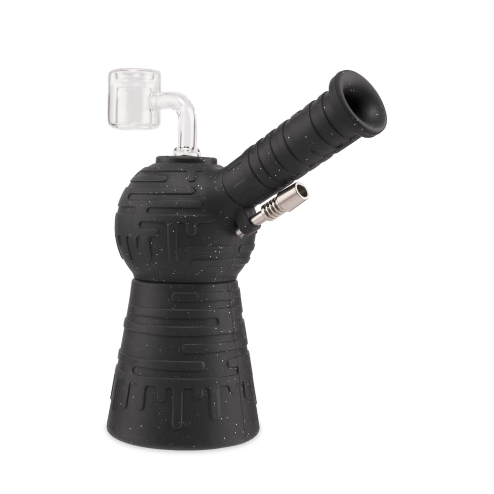 Ooze Blaster Silicone Glass 4-in-1 Hybrid Water Pipe and Dab Straw