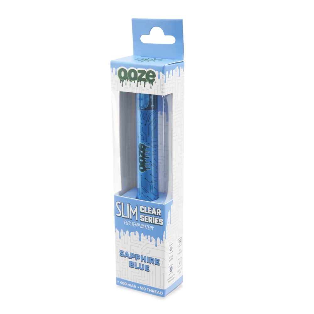 Slim Clear Series Transparent 510 Vape Battery