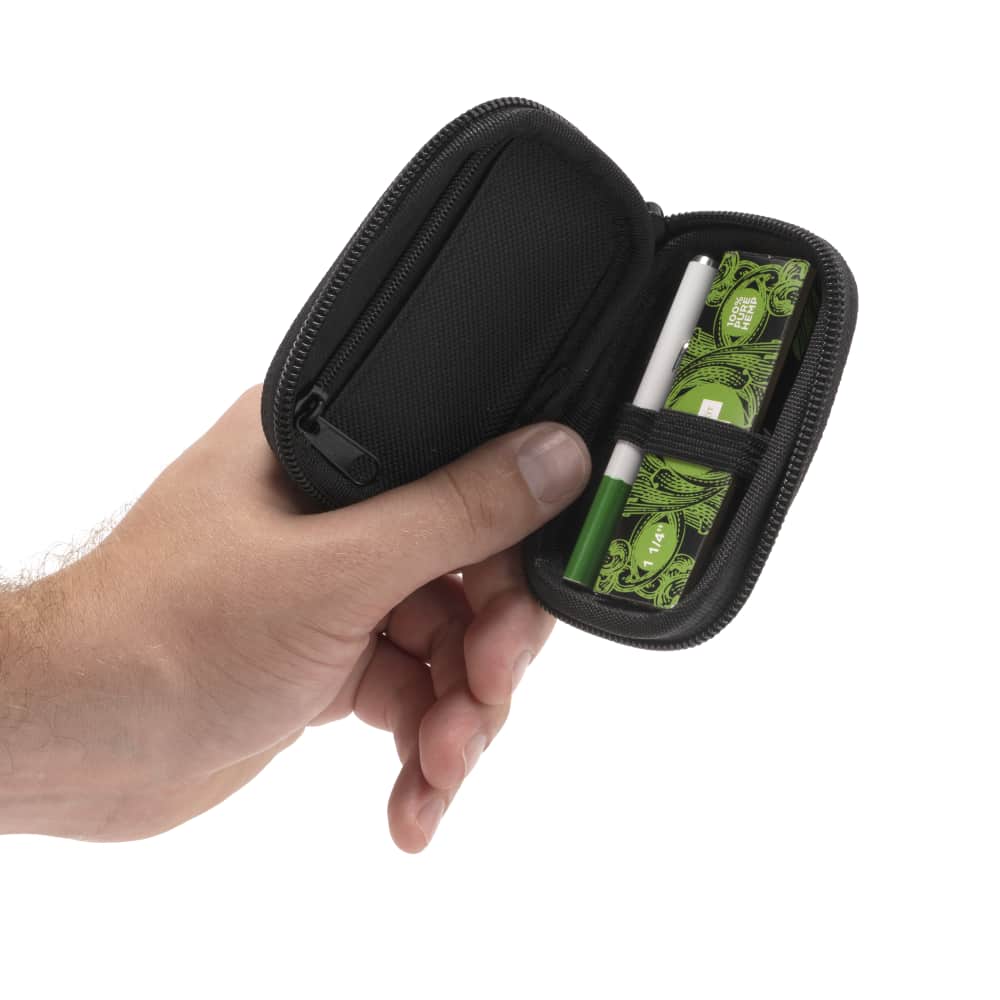 Happy Kit Mini Dry Herb Smell Proof Travel Kit  Black