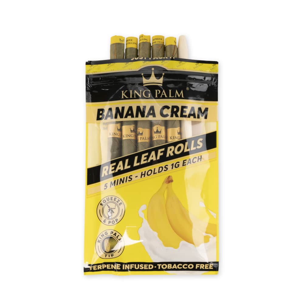 King Palm 5pk Mini Flavored Leaf Tubes – 15ct Display