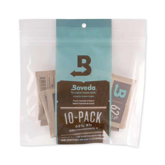 Boveda 62% RH Size 8 Humidity Control Packs Multi-Pack Bag - 10ct