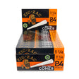 Zig Zag 1 ¼ Size Ultra Thin Pack of 24 Cones – 12ct Display