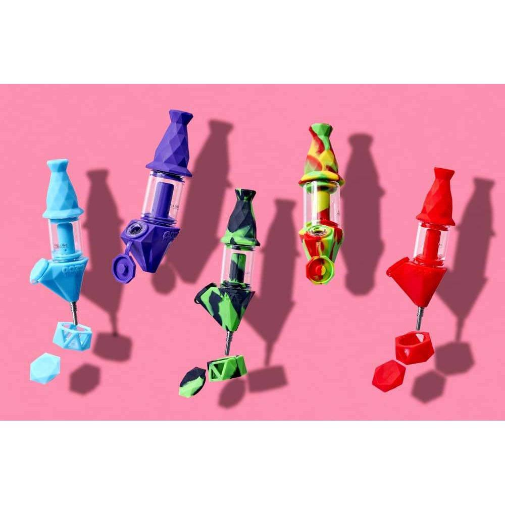 Ooze Bectar Silicone Water Pipe and Concentrate Straw