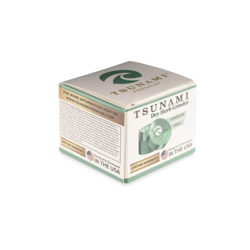 Tsunami Sunken Top 50mm 4-Piece Grinder