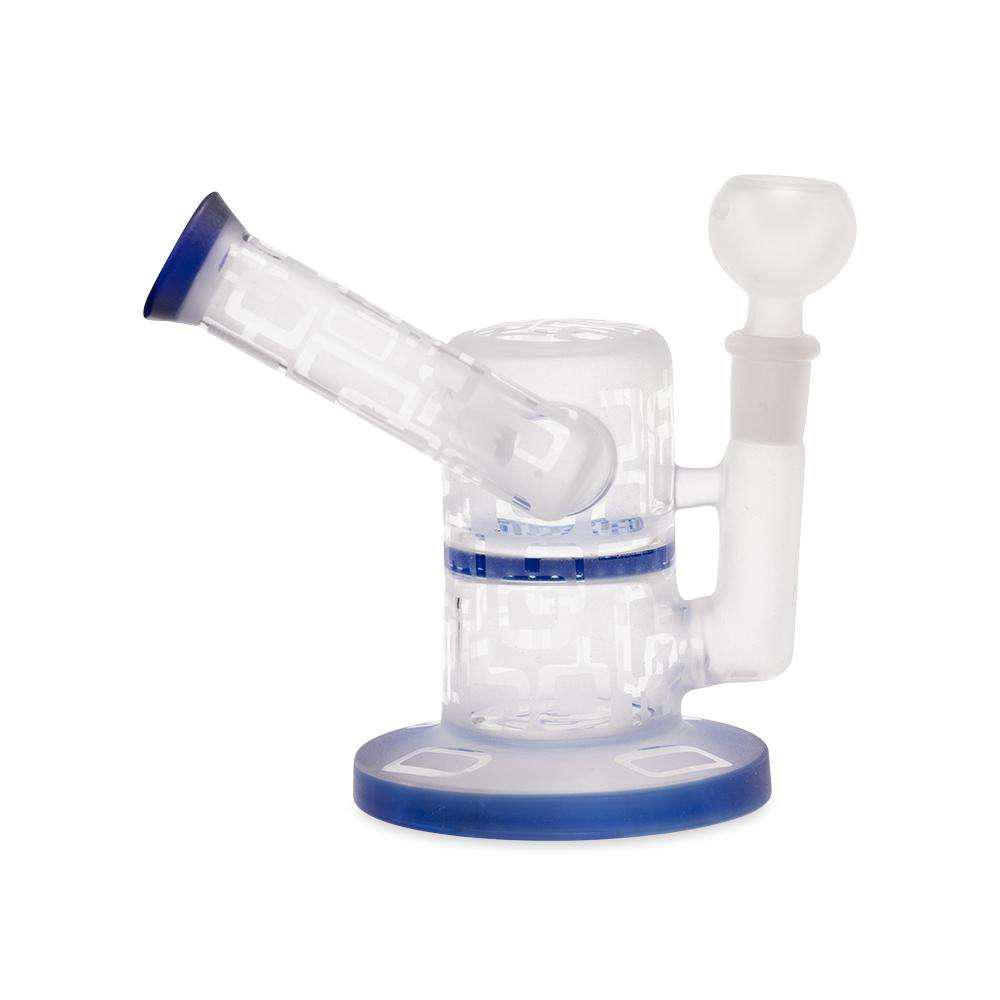 Custom Glass Pipe - 6" - Sand Blast w/ Honeycomb Disk