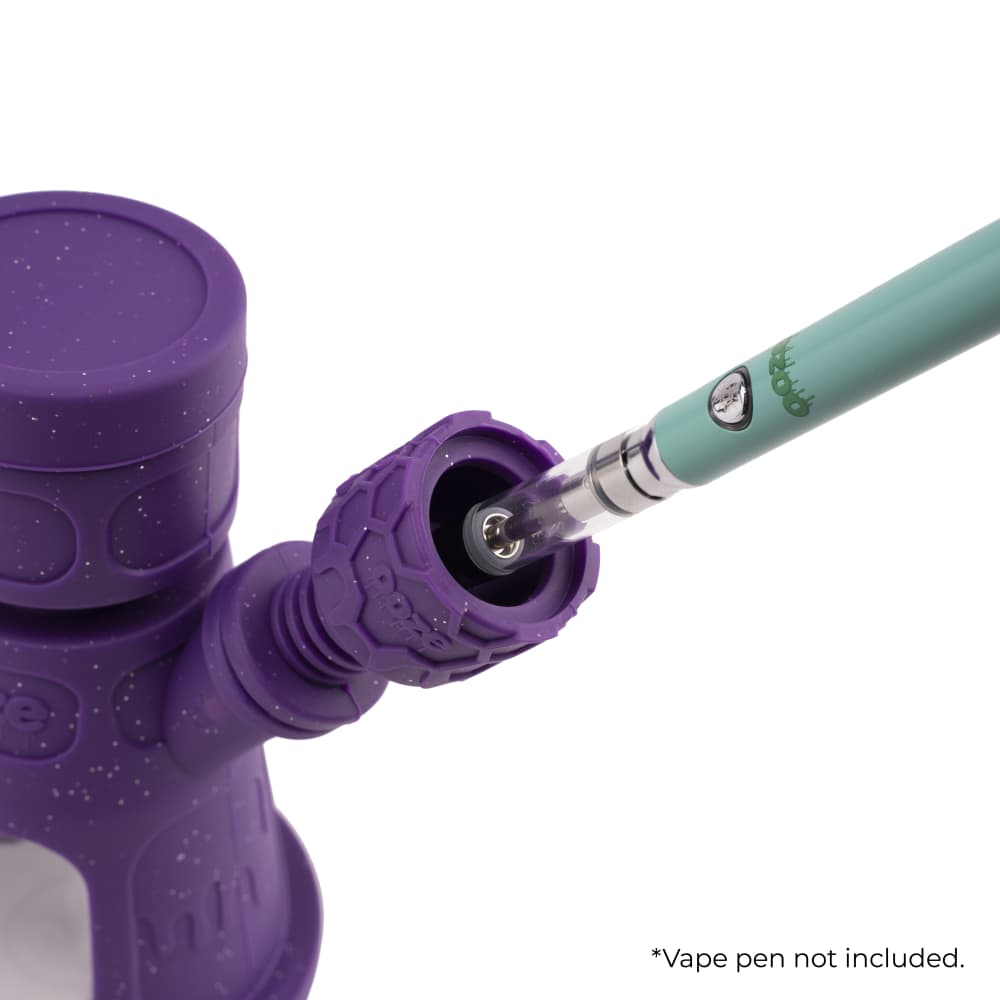 Ooze Hyborg Silicone Glass 4-in-1 Hybrid Water Pipe and Nectar Collector