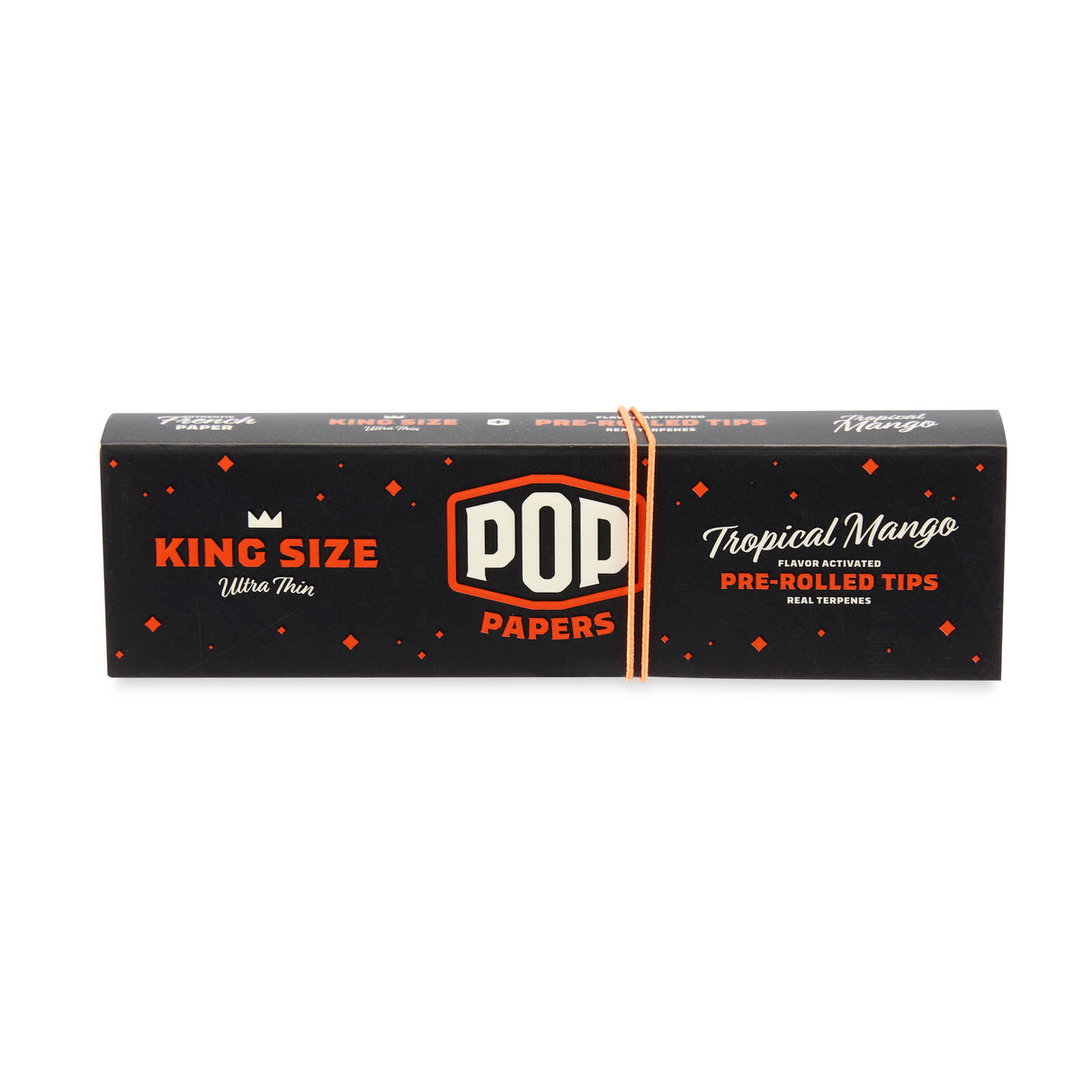 Pop Papers King Size Rolling Papers with Pre-Rolled Flavor Filter Tips 24ct Display