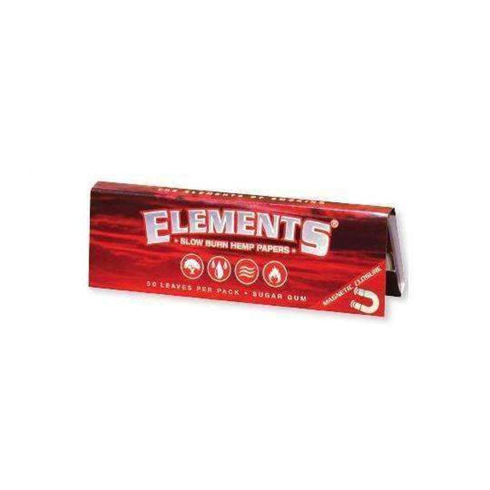 Elements Hemp 1 1/4 RED - 25ct