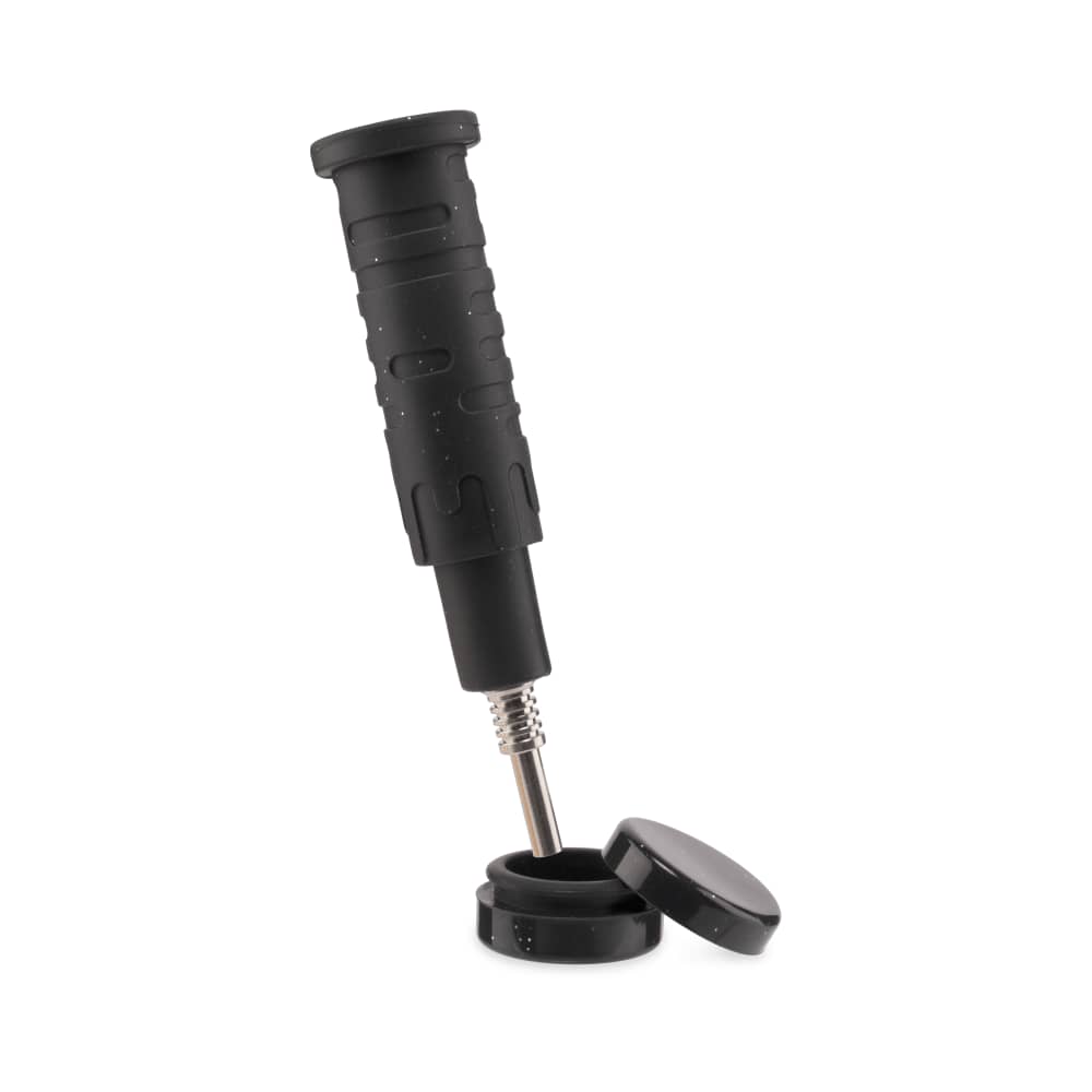 Ooze Blaster Silicone Glass 4-in-1 Hybrid Water Pipe and Dab Straw