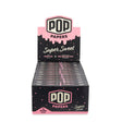 Pop Papers King Size Rolling Papers with Pre-Rolled Flavor Filter Tips 24ct Display