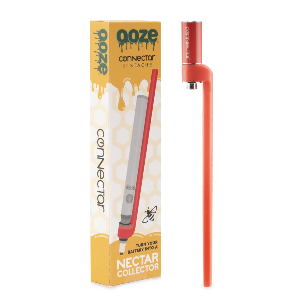 Ooze x Stache ConNectar - 510 Thread Dab Straw Vape Pen Attachment