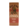 Zig Zag King Size Unbleached Bulk Cones  800ct Box